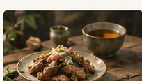 黑茶与浓香茶菜