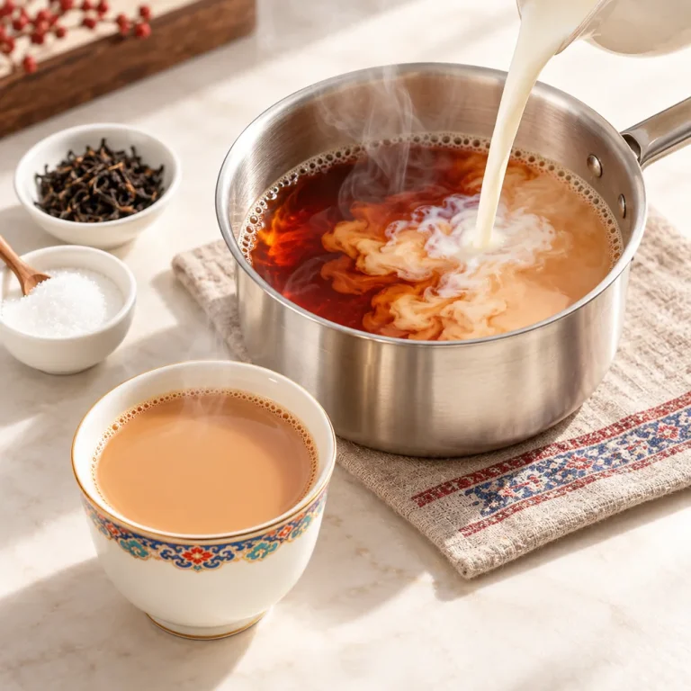 拉萨甜茶·过程图