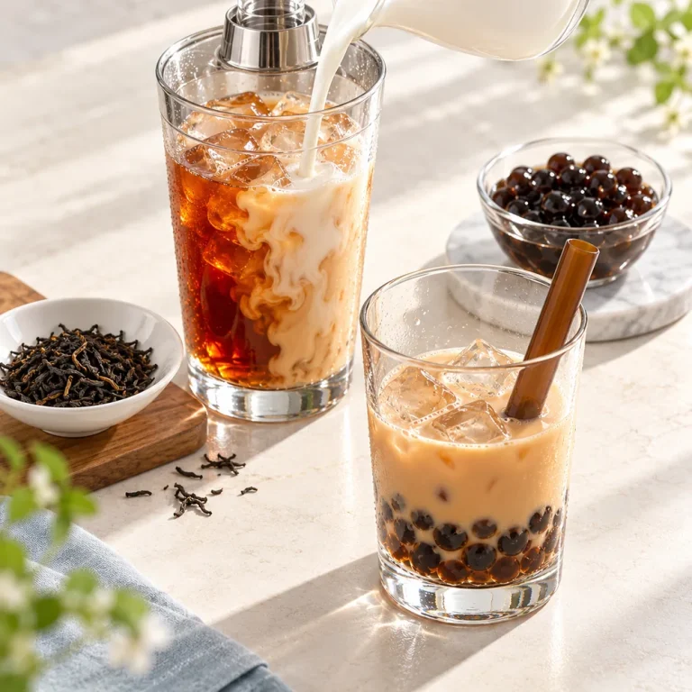 台湾珍珠奶茶·过程图